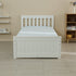 Timeless White Kids Storage 4 Drawer Single Bed
